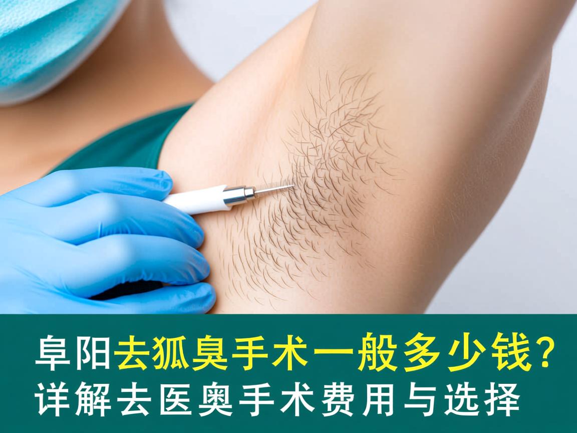 阜阳去狐臭手术一般多少钱？详解去狐臭手术费用与选择