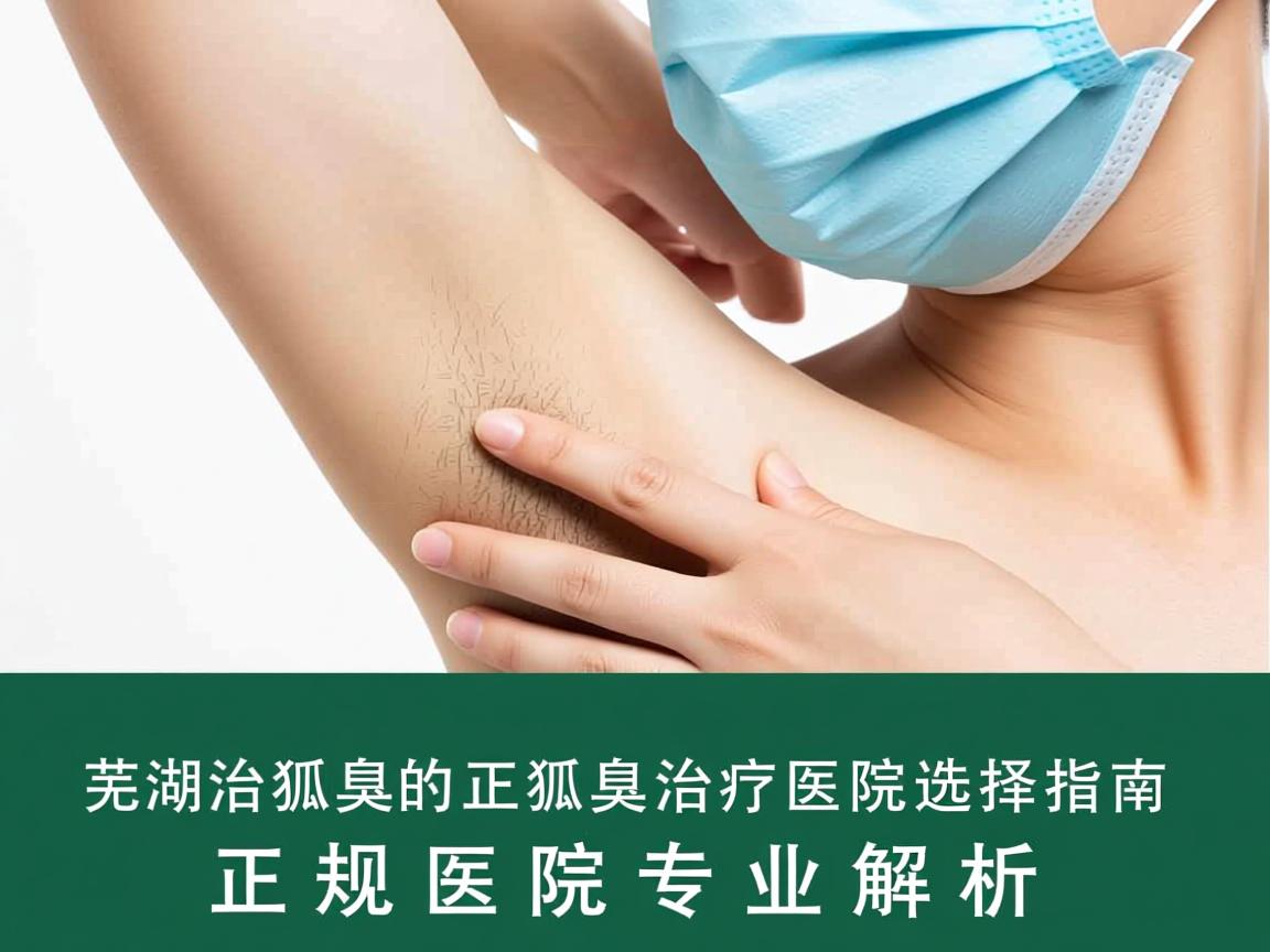 芜湖治狐臭的正狐臭治疗医院选择指南，正规医院的专业解析