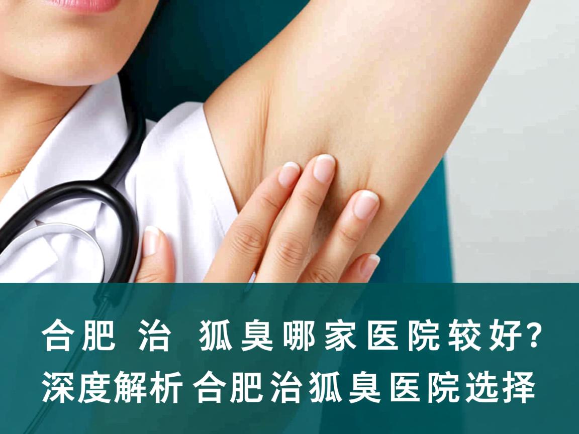 合肥治狐臭哪家医院较好？深度解析合肥治狐臭的医院选择