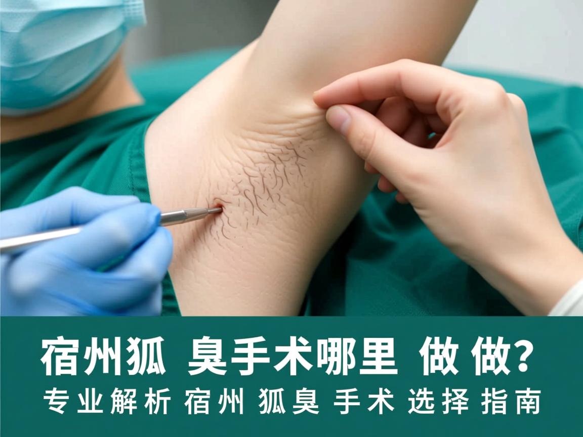 宿州狐臭手术哪里做？专业解析宿州狐臭手术选择指南