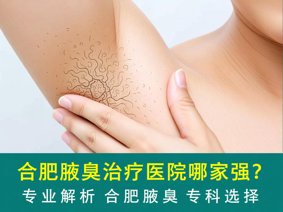 合肥腋臭治疗医院哪家强？专业解析合肥腋臭专科选择