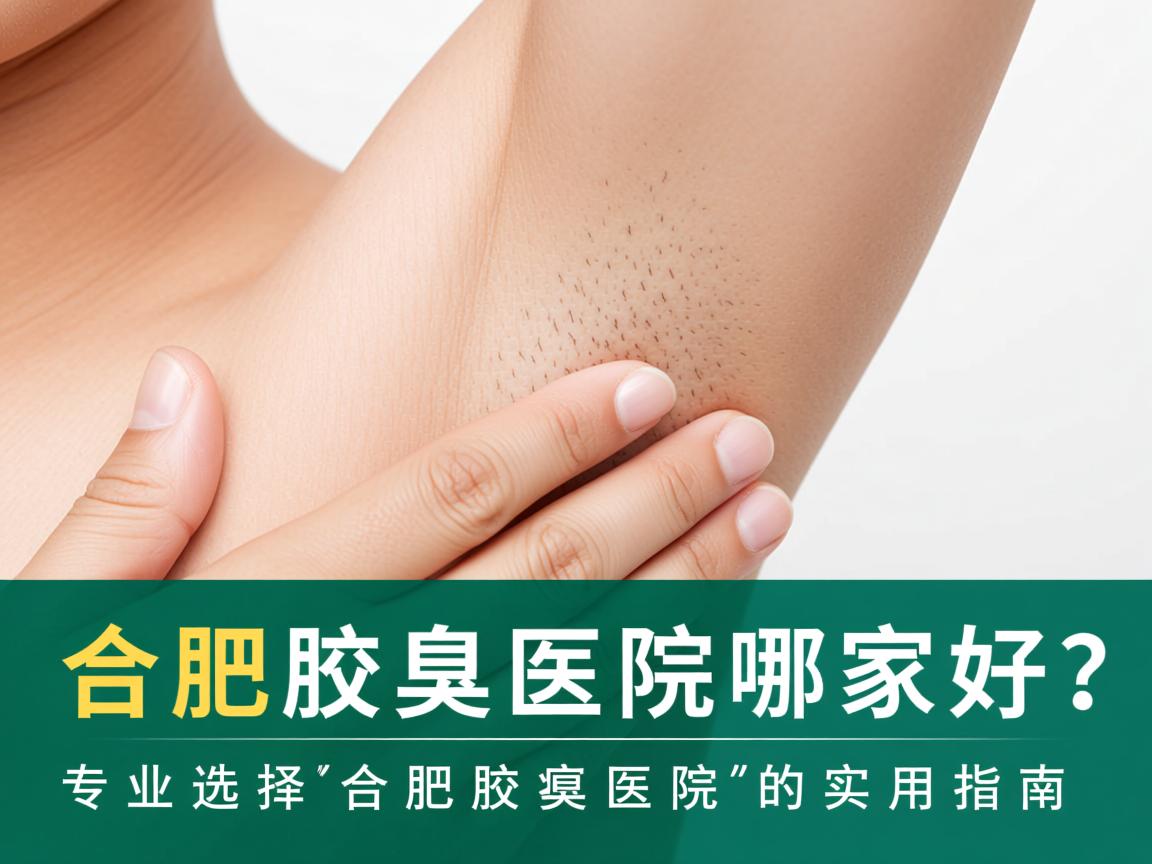 合肥腋臭医院哪家好？专业选择合肥腋臭医院的实用指南