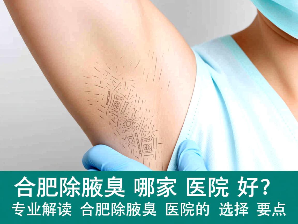 合肥除腋臭哪家医院好？专业解读合肥除腋臭医院的选择要点
