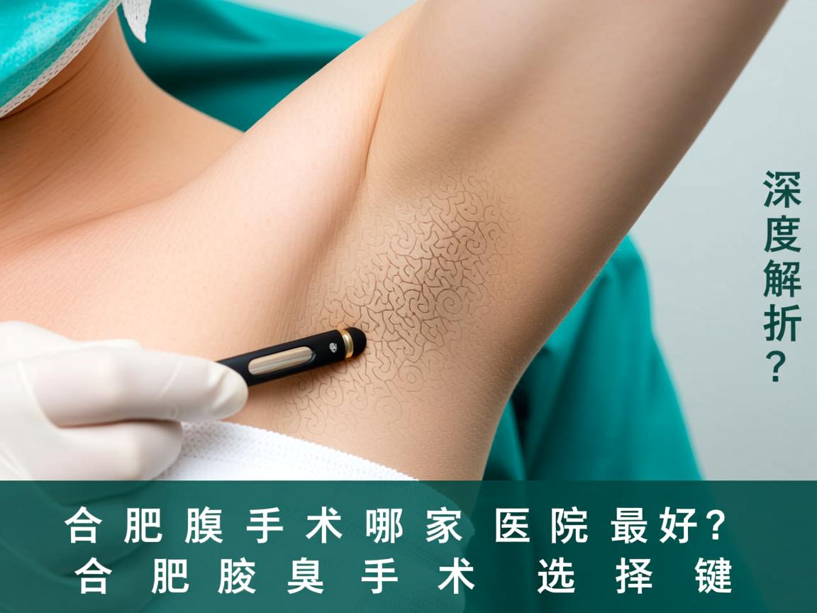 合肥腋臭手术哪家医院最好？深度解析合肥腋臭手术选择关键
