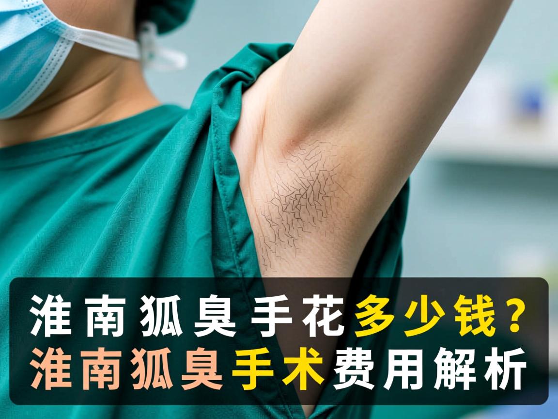 淮南狐臭手术花多少钱？淮南狐臭手术费用解析