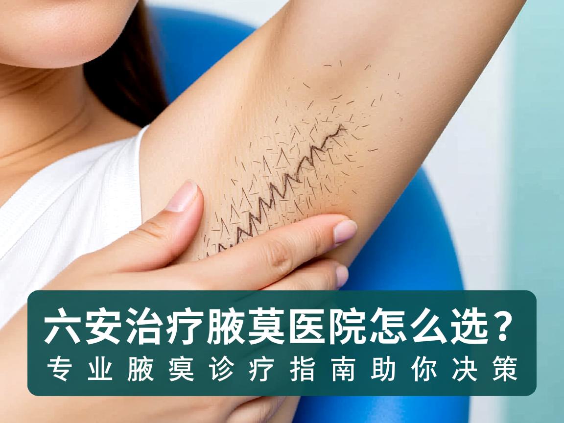六安治疗腋臭医院怎么选？专业腋臭诊疗指南助你决策
