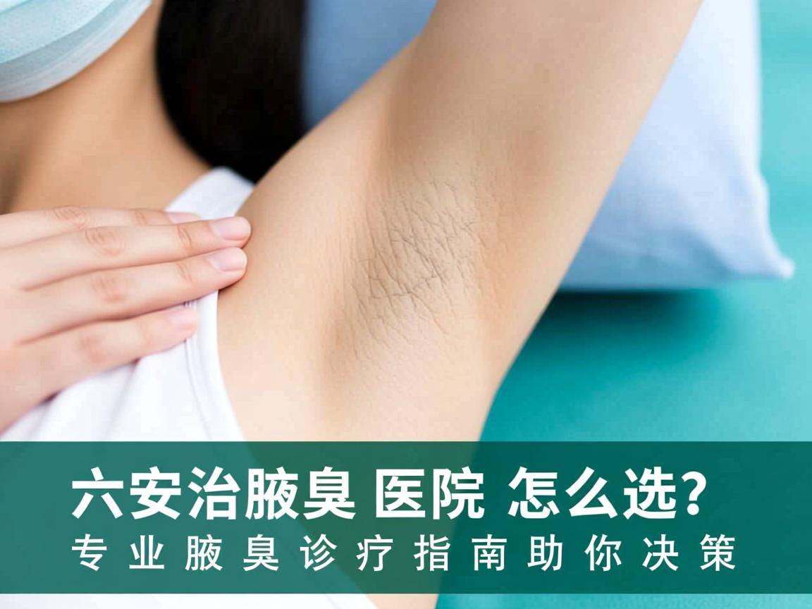 六安治疗腋臭医院怎么选？专业腋臭诊疗指南助你决策