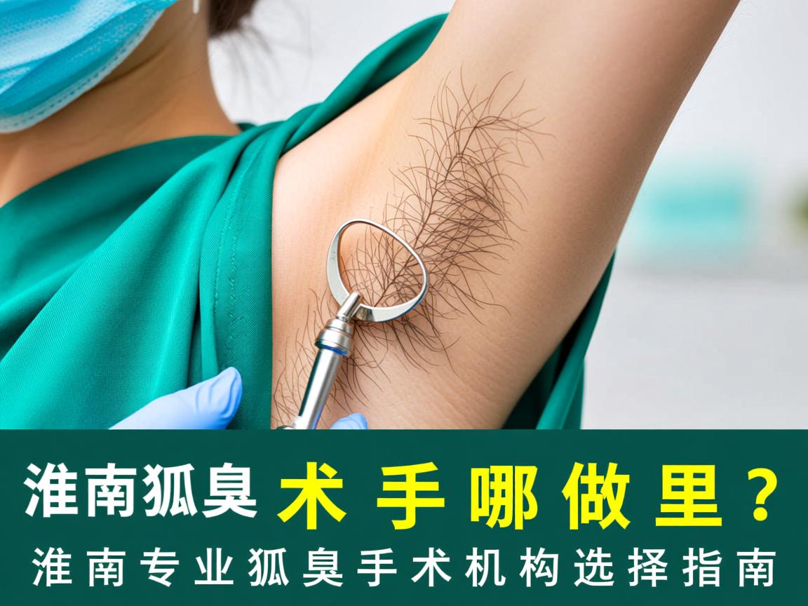 淮南狐臭手术哪里做？淮南专业狐臭手术机构选择指南