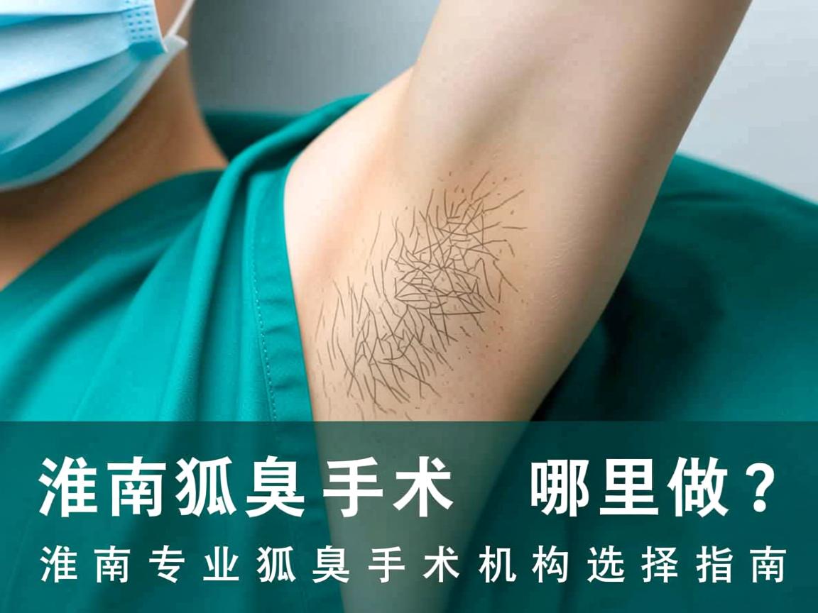 淮南狐臭手术哪里做？淮南专业狐臭手术机构选择指南