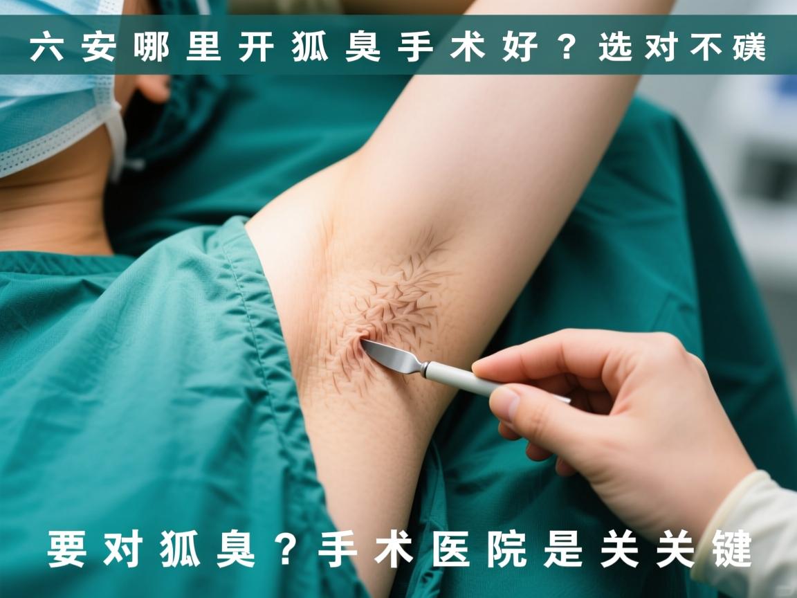 六安哪里开狐臭手术好？选对狐臭手术医院是关键