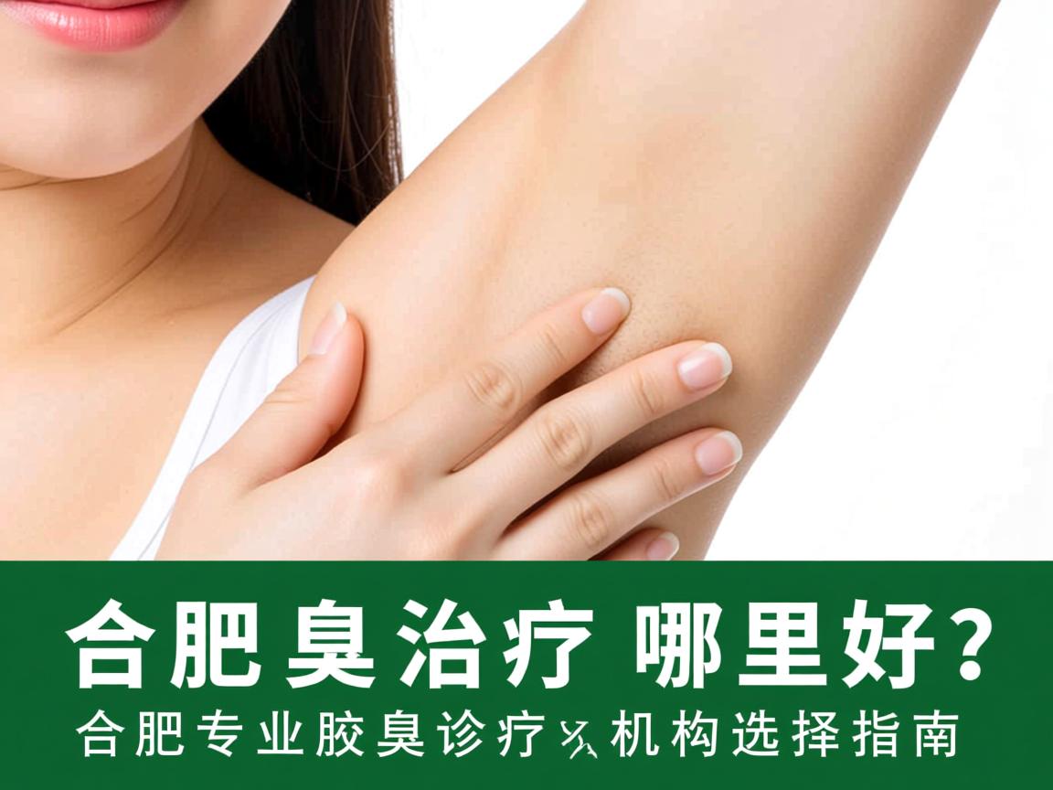 合肥腋臭治疗哪里好？合肥专业腋臭诊疗机构选择指南