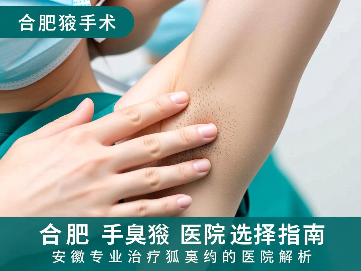 合肥腋臭手术医院选择指南，安徽专业治疗狐臭的医院解析