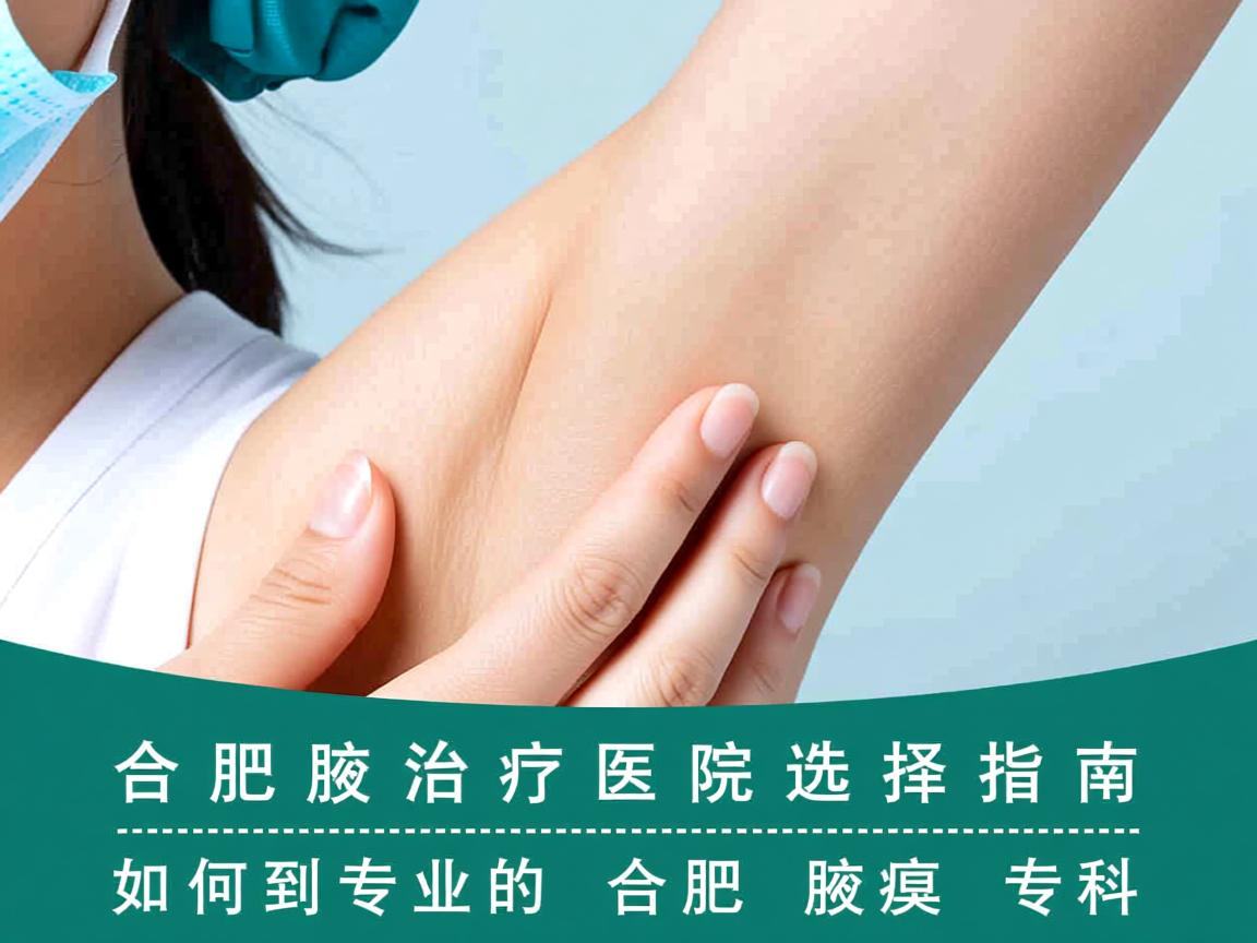 合肥腋臭治疗医院选择指南，如何找到专业的合肥腋臭专科