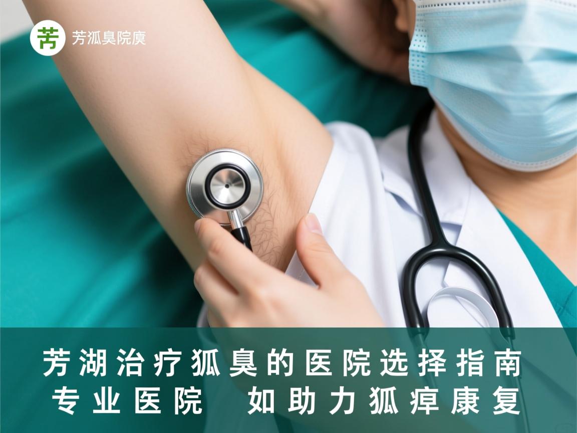 芜湖治疗狐臭的医院选择指南，专业医院如何助力狐臭康复