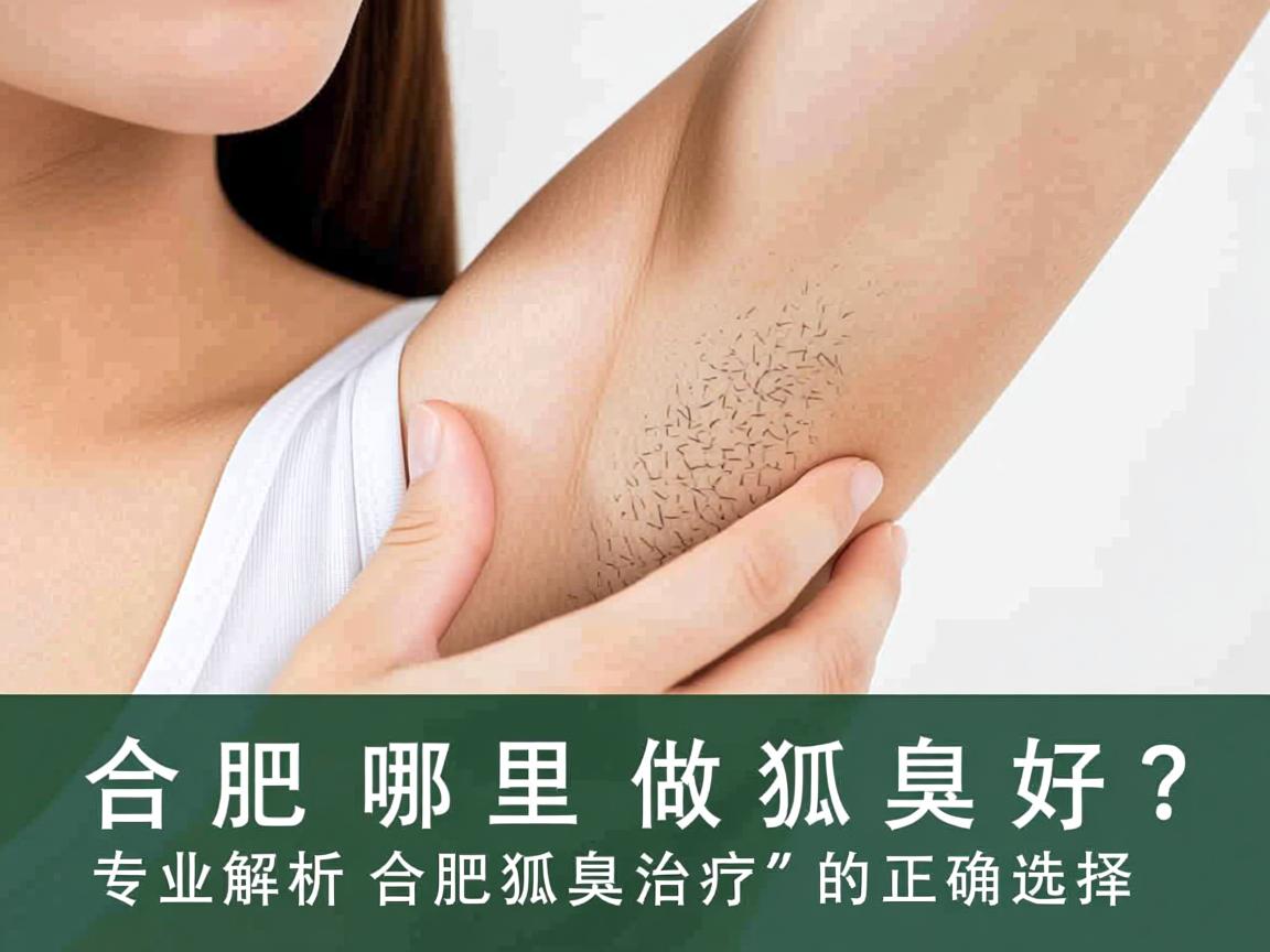 合肥哪里做狐臭好？专业解析合肥狐臭治疗的正确选择