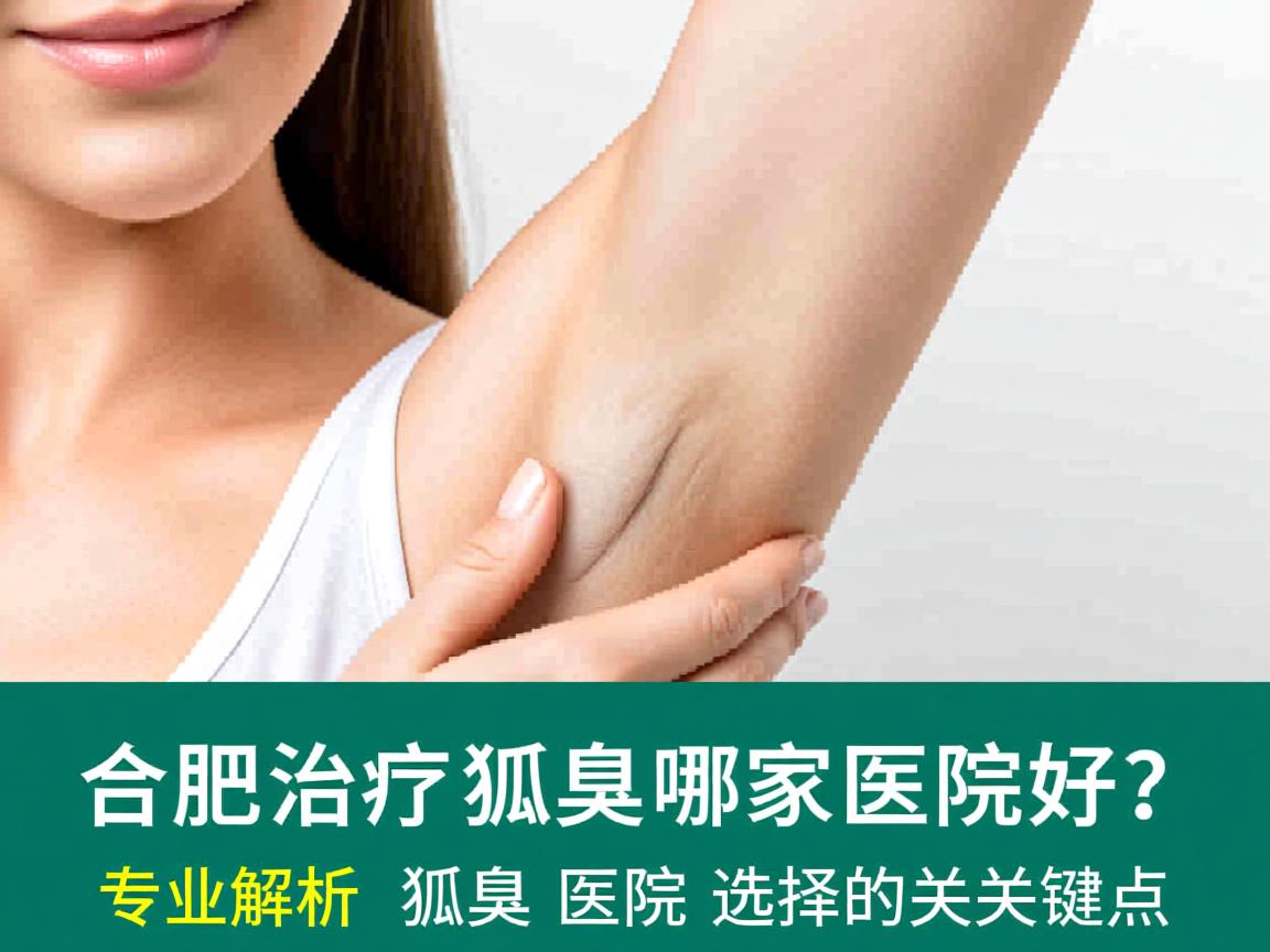 合肥治疗狐臭哪家医院好？专业解析狐臭医院选择的关键点