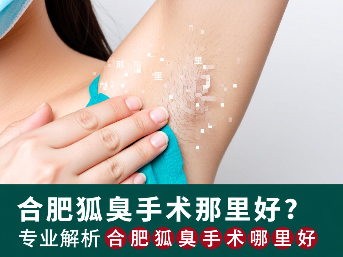 合肥狐臭手术那里好？专业解析合肥狐臭手术哪里好