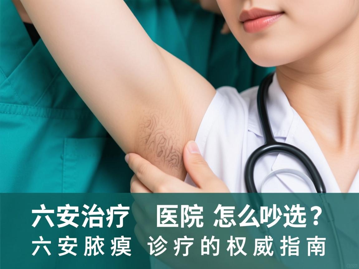 六安治疗腋臭医院怎么选？六安腋臭诊疗的权威指南