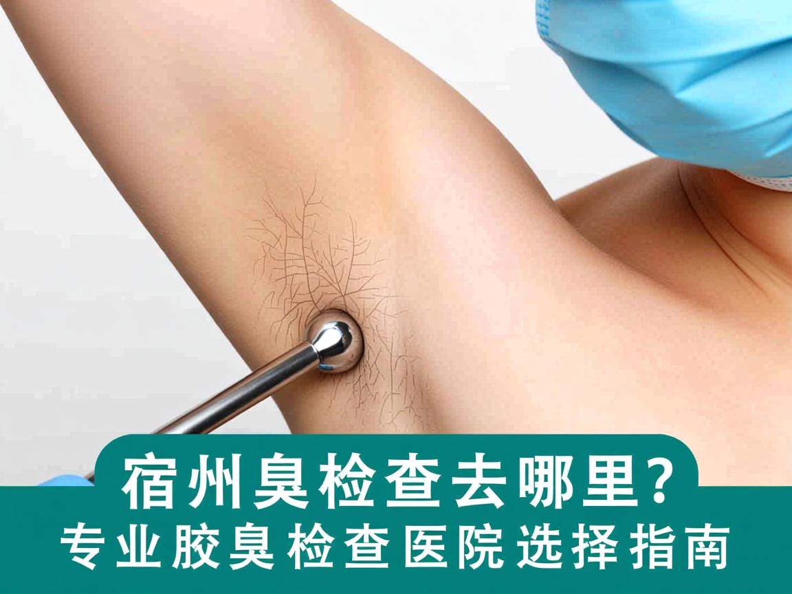 宿州腋臭检查去哪里？专业腋臭检查医院选择指南