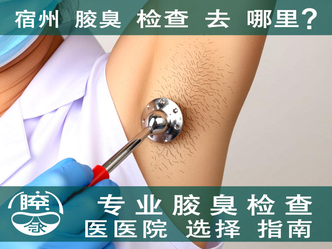 宿州腋臭检查去哪里？专业腋臭检查医院选择指南