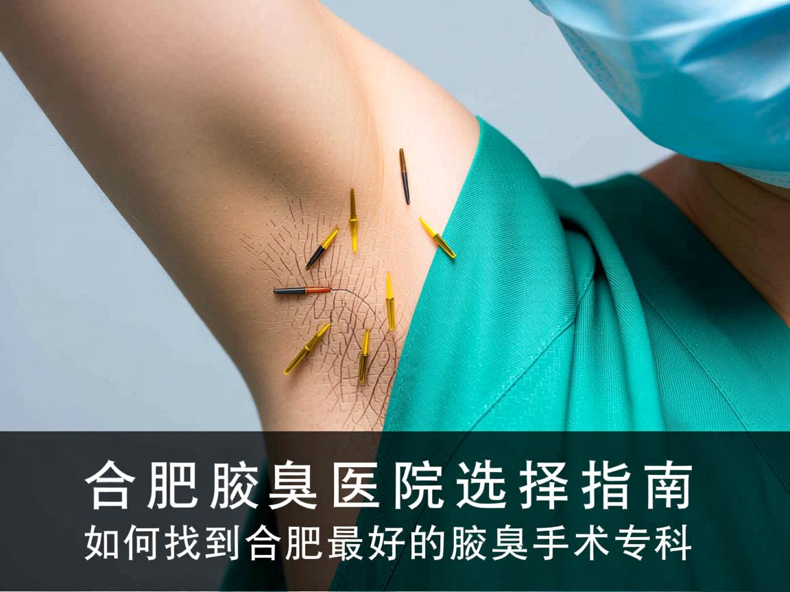 合肥腋臭手术专科医院选择指南，如何找到合肥最好的腋臭手术专科