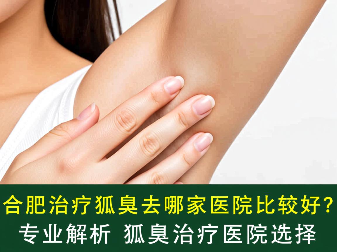 合肥治疗狐臭去哪家医院比较好？专业解析狐臭治疗医院选择