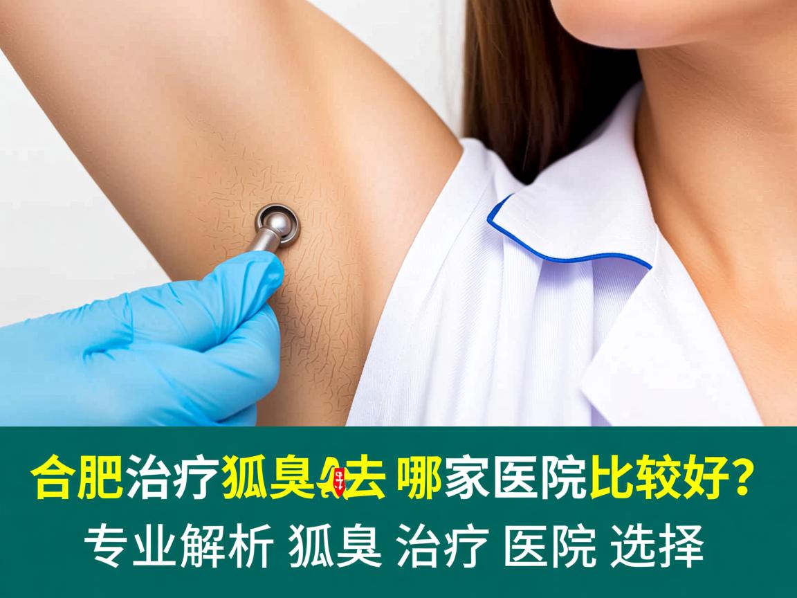 合肥治疗狐臭去哪家医院比较好？专业解析狐臭治疗医院选择