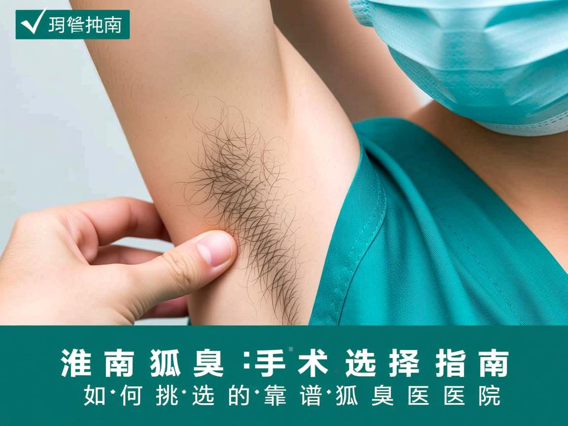 淮南狐臭手术选择指南，如何挑选靠谱的狐臭医院
