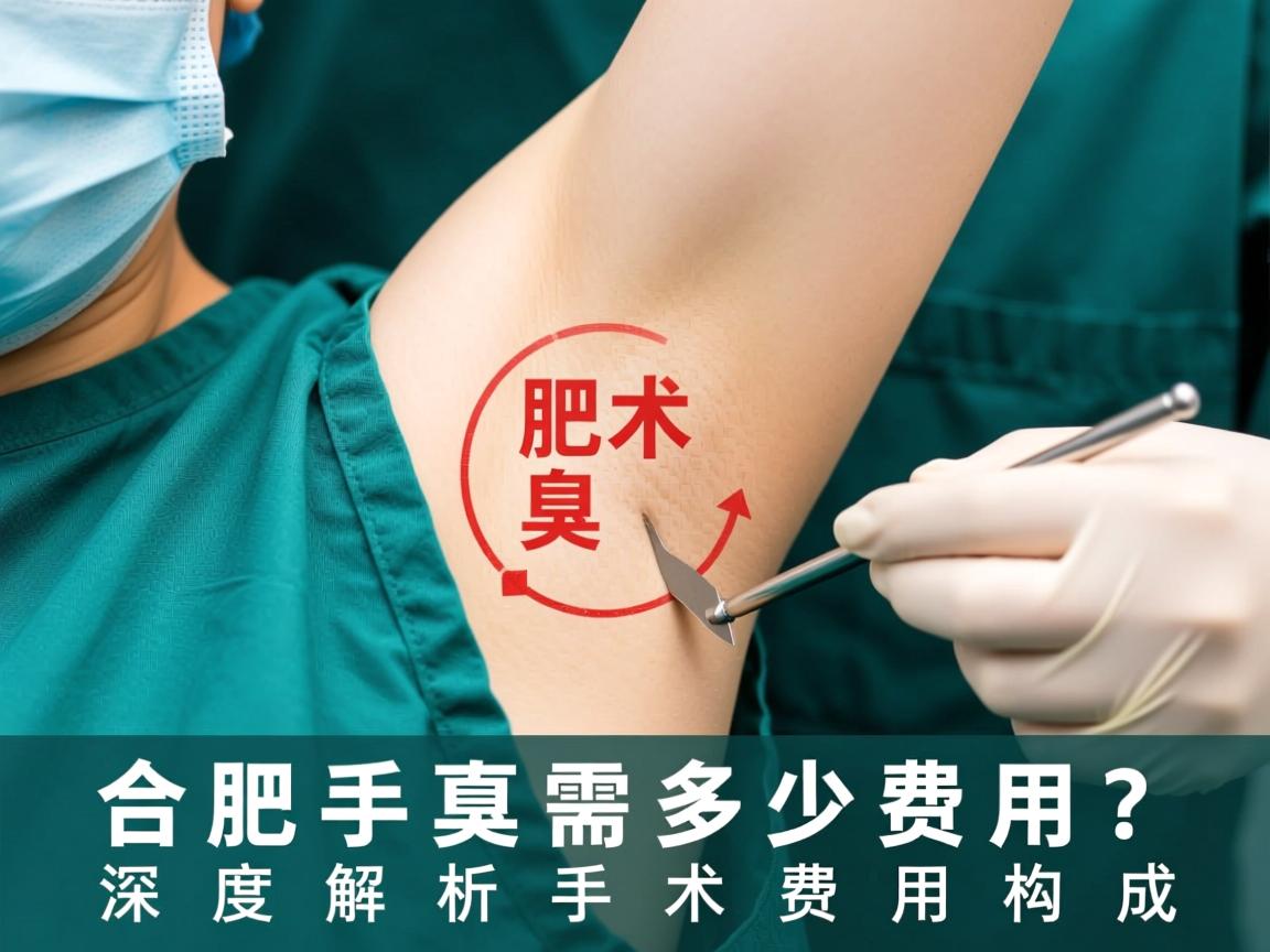 合肥腋臭手术需要多少费用？深度解析腋臭手术费用构成