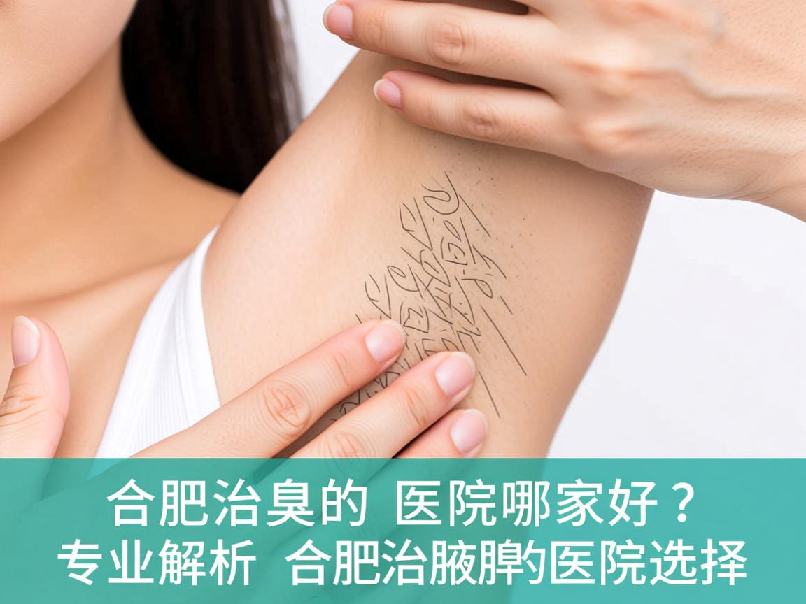 合肥治腋臭的医院哪家好？专业解析合肥治腋臭的医院选择