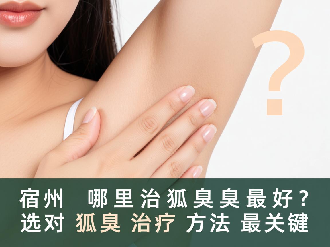 宿州哪里治狐臭最好？选对狐臭治疗方法最关键