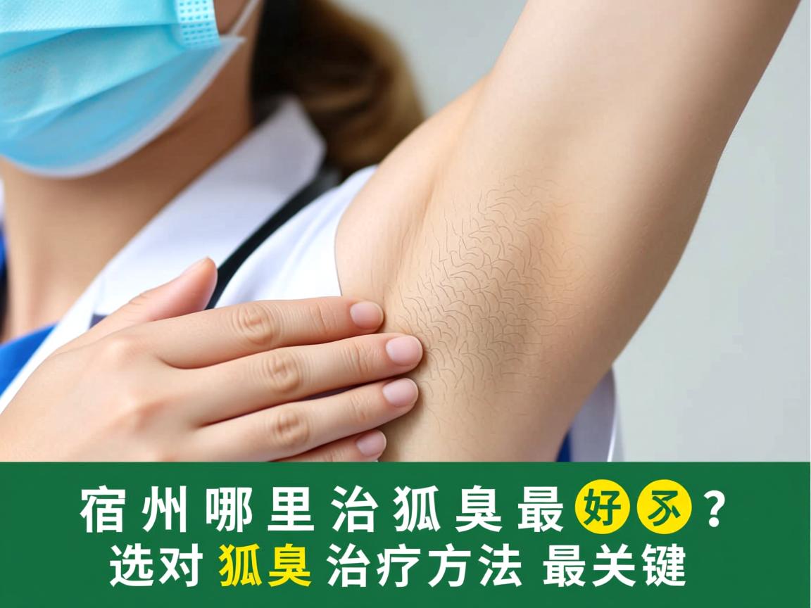宿州哪里治狐臭最好？选对狐臭治疗方法最关键