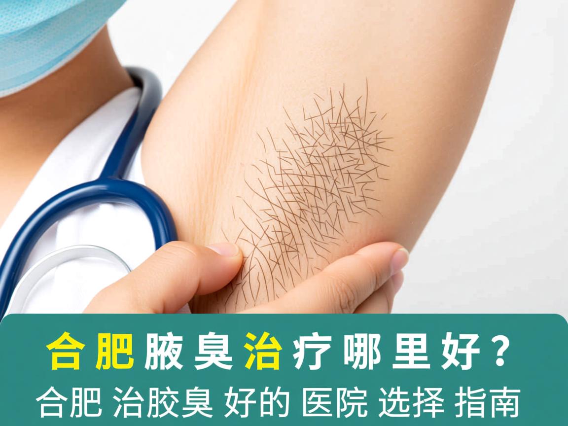 合肥腋臭治疗哪里好？合肥治腋臭好的医院选择指南