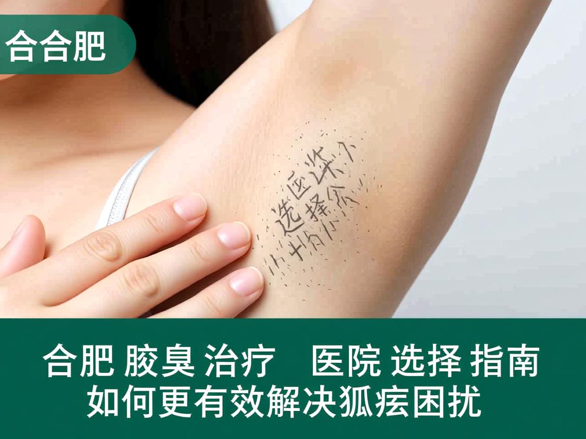 合肥腋臭治疗医院选择指南,如何更有效解决狐臭困扰 合肥腋臭治疗医院选择指南,如何更有效解决狐臭困扰