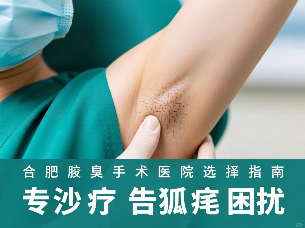 合肥腋臭手术医院选择指南,专业诊疗告别狐臭困扰 合肥腋臭手术医院选择指南,专业诊疗告别狐臭困扰