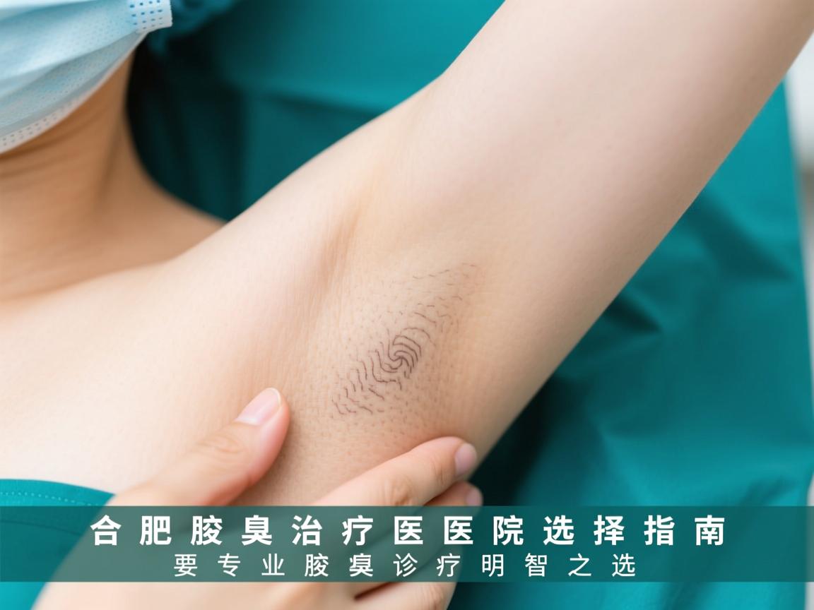 合肥腋臭治疗医院选择指南，专业腋臭诊疗的明智之选