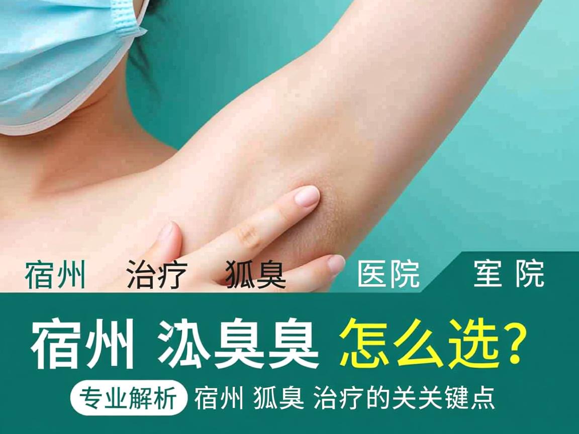 宿州治疗狐臭的医院怎么选?专业解析宿州狐臭治疗的关键点 宿州治疗狐臭的医院怎么选?专业解析宿州狐臭治疗的关键点