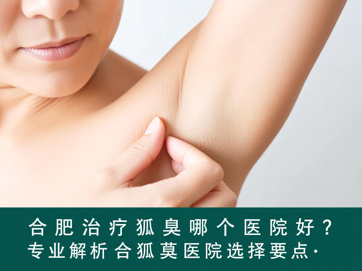 合肥治疗狐臭哪个医院好？专业解析合肥狐臭医院选择要点