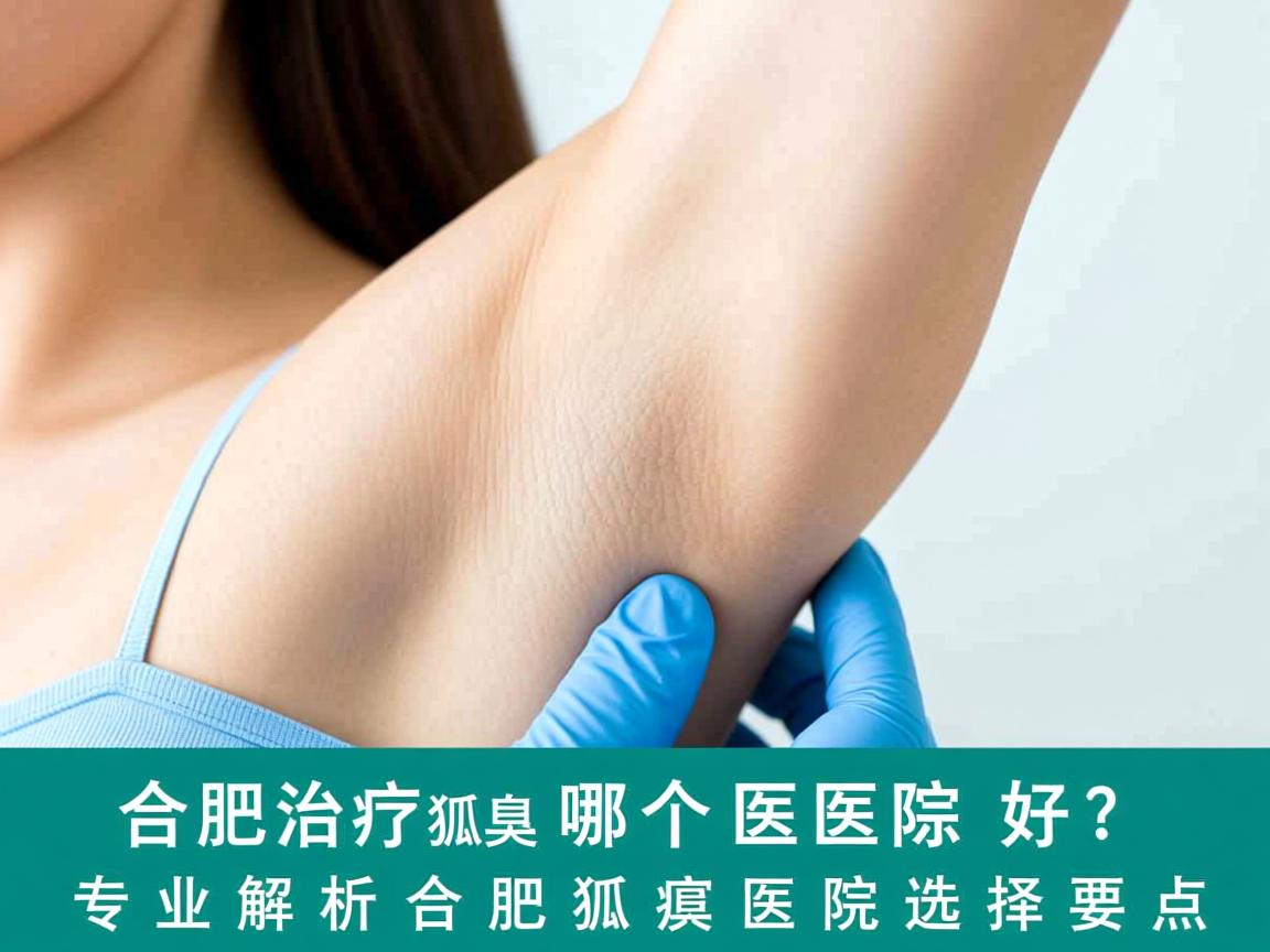 合肥治疗狐臭哪个医院好？专业解析合肥狐臭医院选择要点