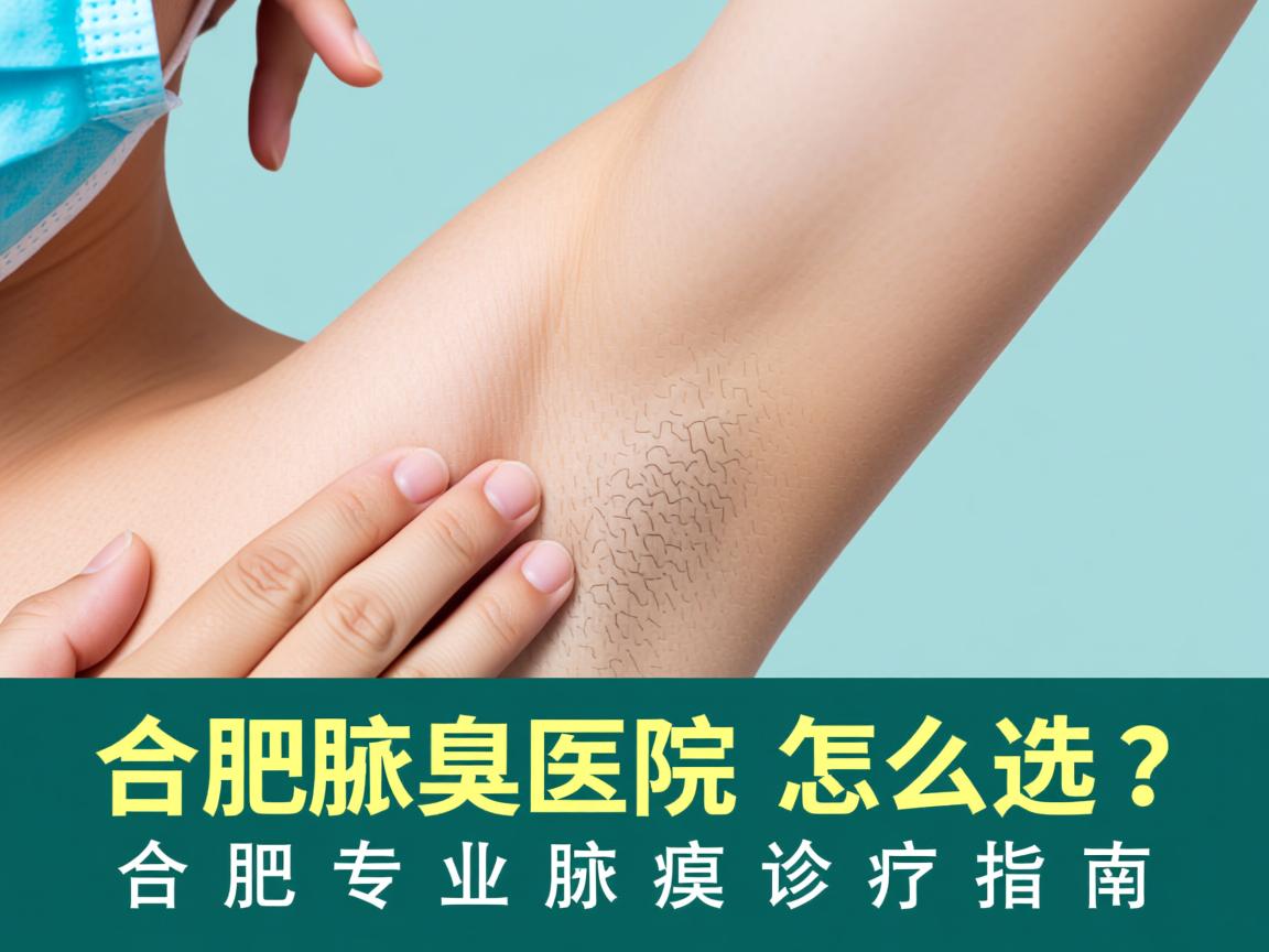 合肥腋臭医院怎么选？合肥专业腋臭诊疗指南
