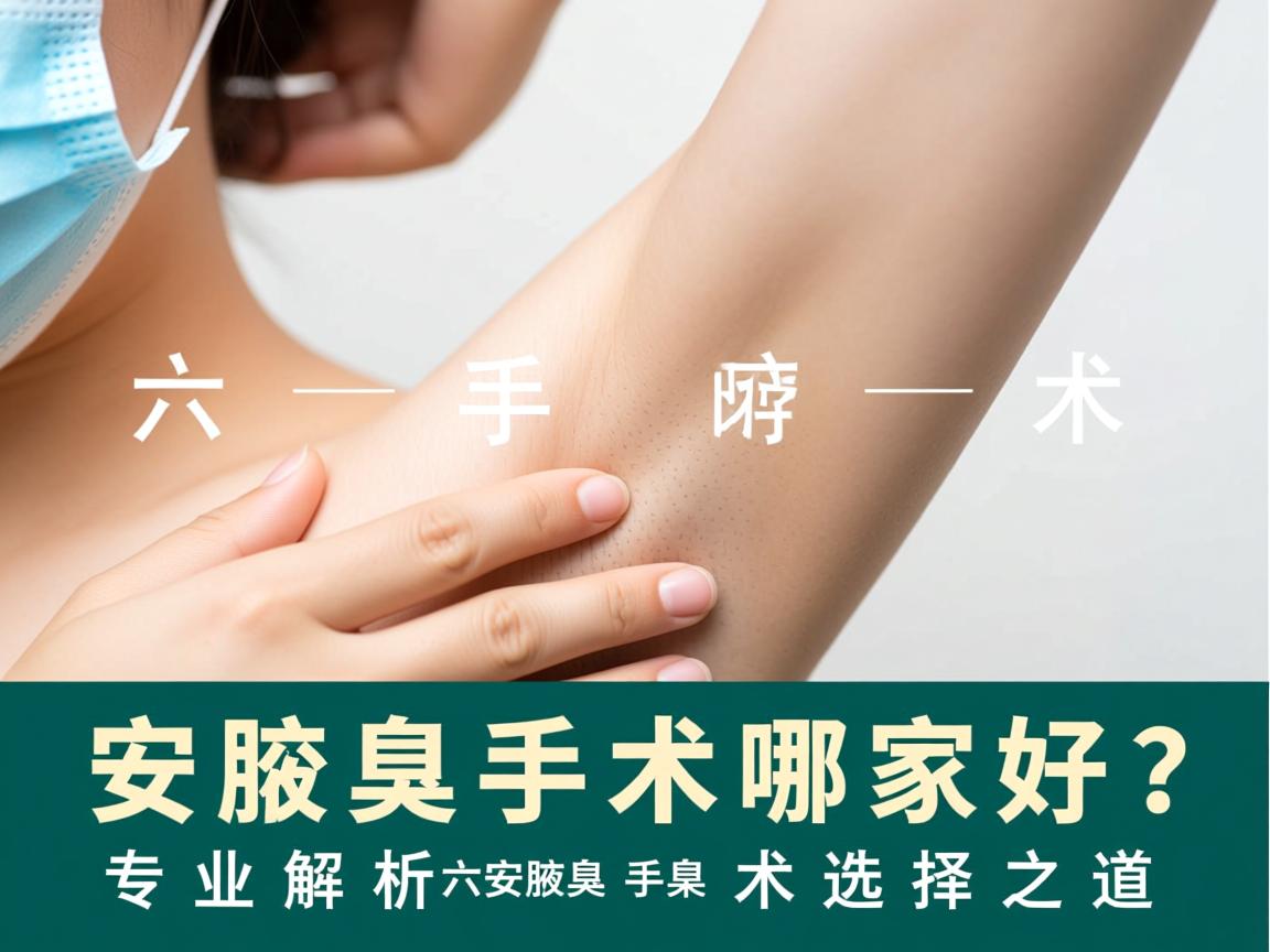 六安腋臭手术哪家好？专业解析六安腋臭手术选择之道