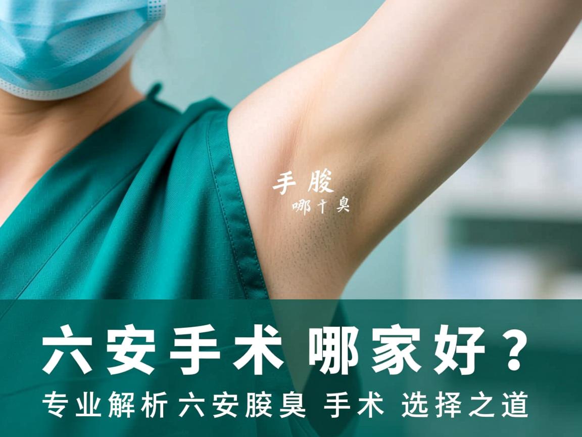 六安腋臭手术哪家好？专业解析六安腋臭手术选择之道