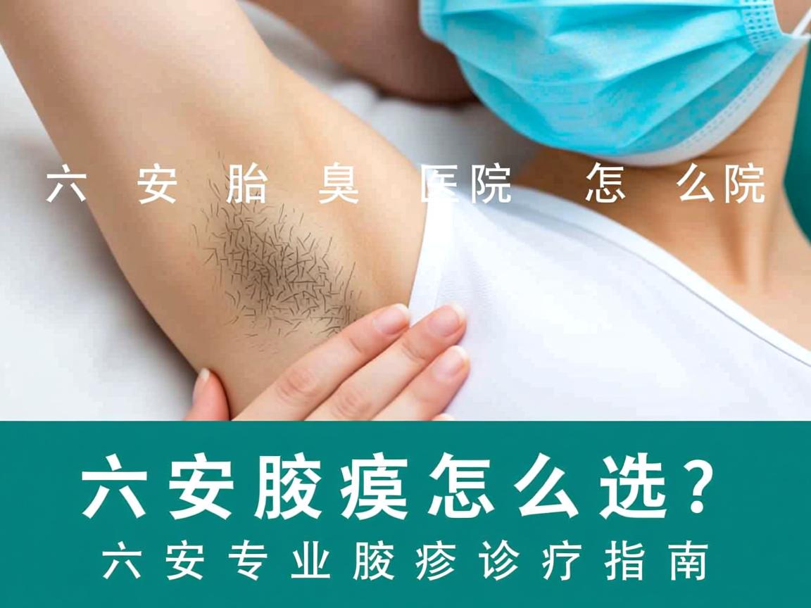 六安治腋臭医院怎么选？六安专业腋臭诊疗指南