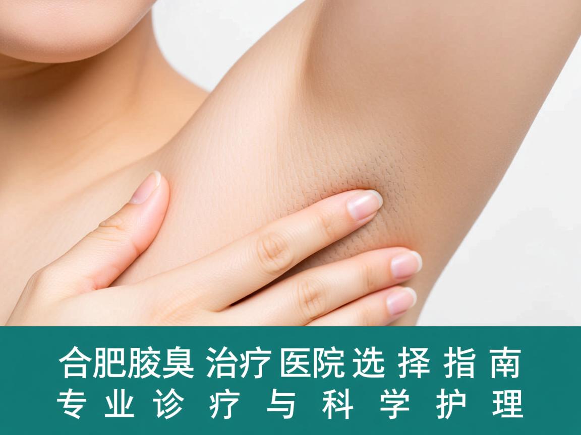合肥腋臭治疗医院选择指南，专业诊疗与科学护理