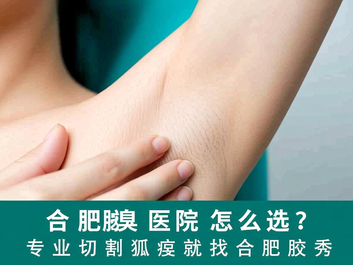 合肥腋臭医院怎么选？专业切割狐臭就找合肥腋秀