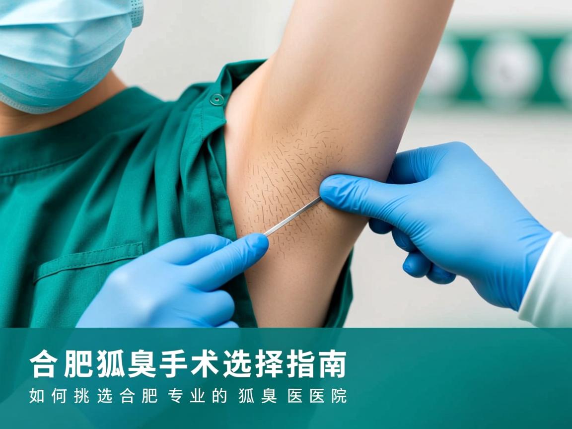 合肥狐臭手术选择指南,如何挑选合肥专业的狐臭医院 合肥狐臭手术选择指南,如何挑选合肥专业的狐臭医院