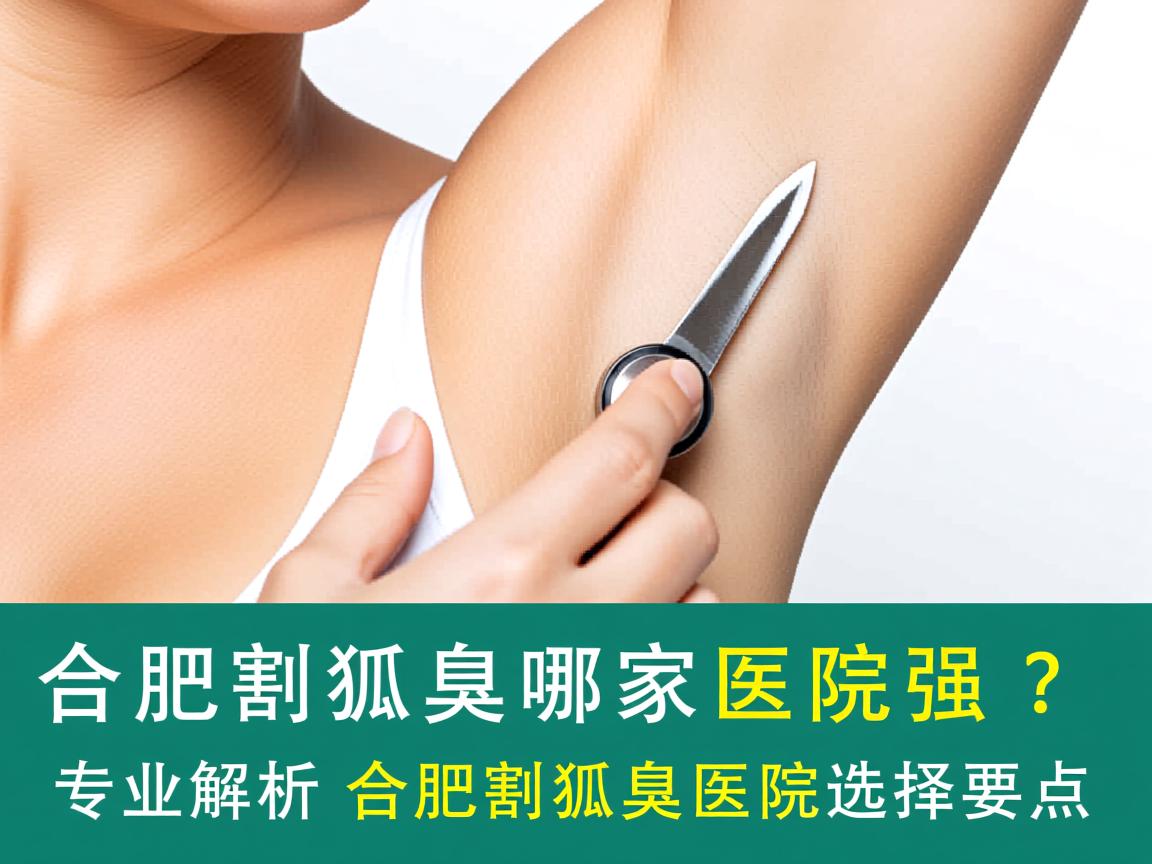 合肥割狐臭哪家医院强？专业解析合肥割狐臭医院选择要点