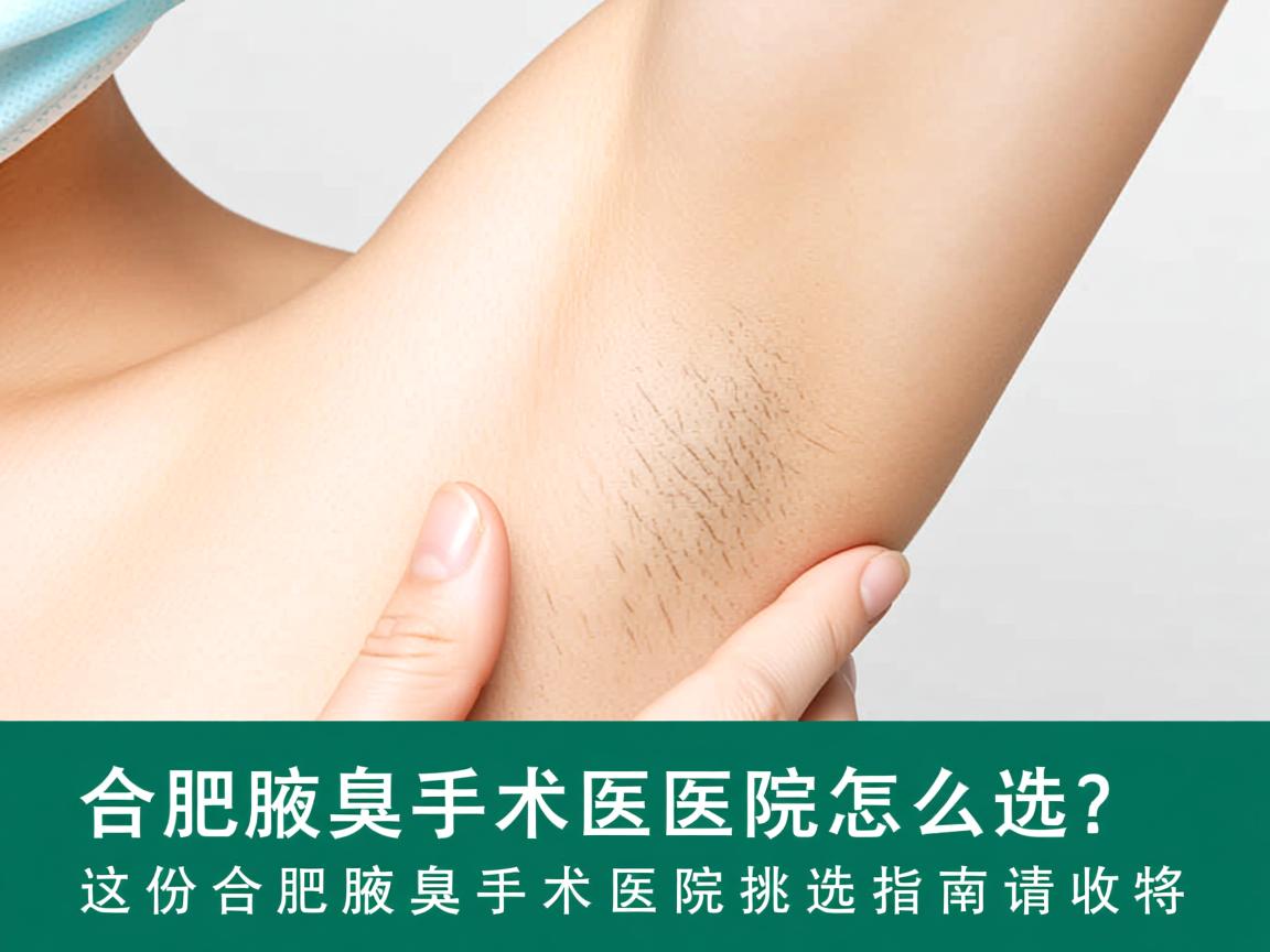 合肥腋臭手术医院怎么选?这份合肥腋臭手术医院挑选指南请收好 合肥腋臭手术医院怎么选?这份合肥腋臭手术医院挑选指南请收好