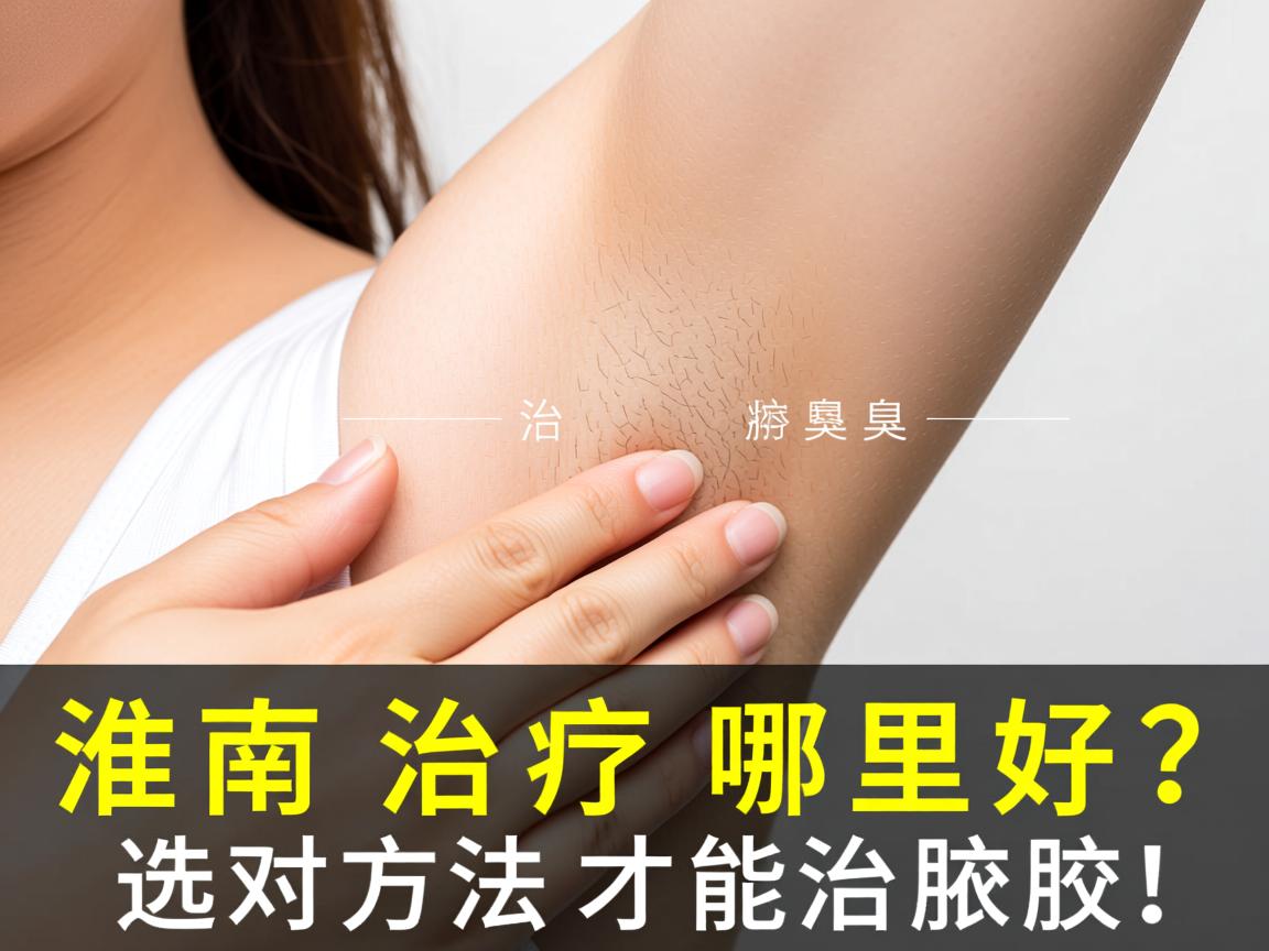 淮南治疗腋臭哪里好？选对方法才能治好腋臭！