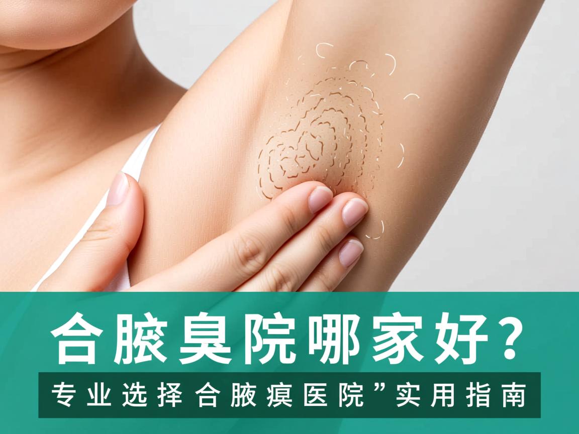 合肥腋臭医院哪家好？专业选择合肥腋臭医院的实用指南